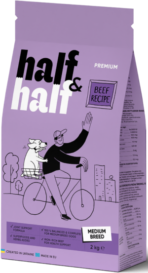 Half&Half Adult Dog Medium Breed 2kg
