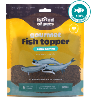 Island of Pets Gourmet Fish topper 200g