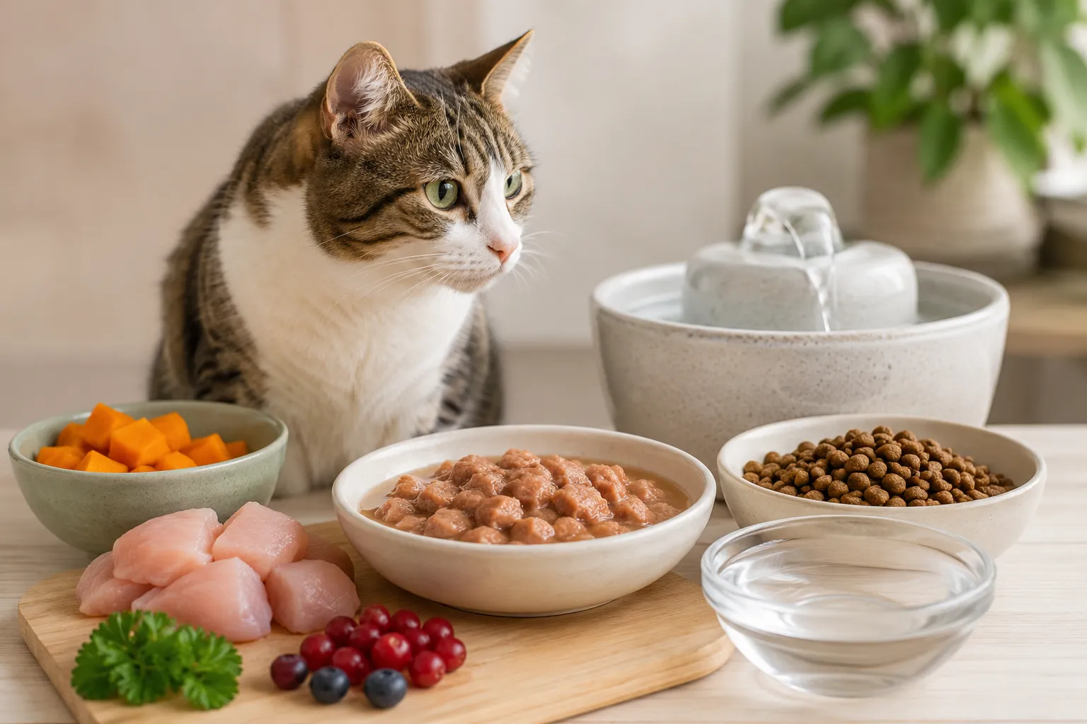 What Food Helps Urinary Problems in Cats?